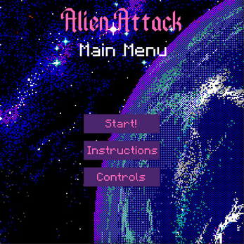 alien attack project screenshot